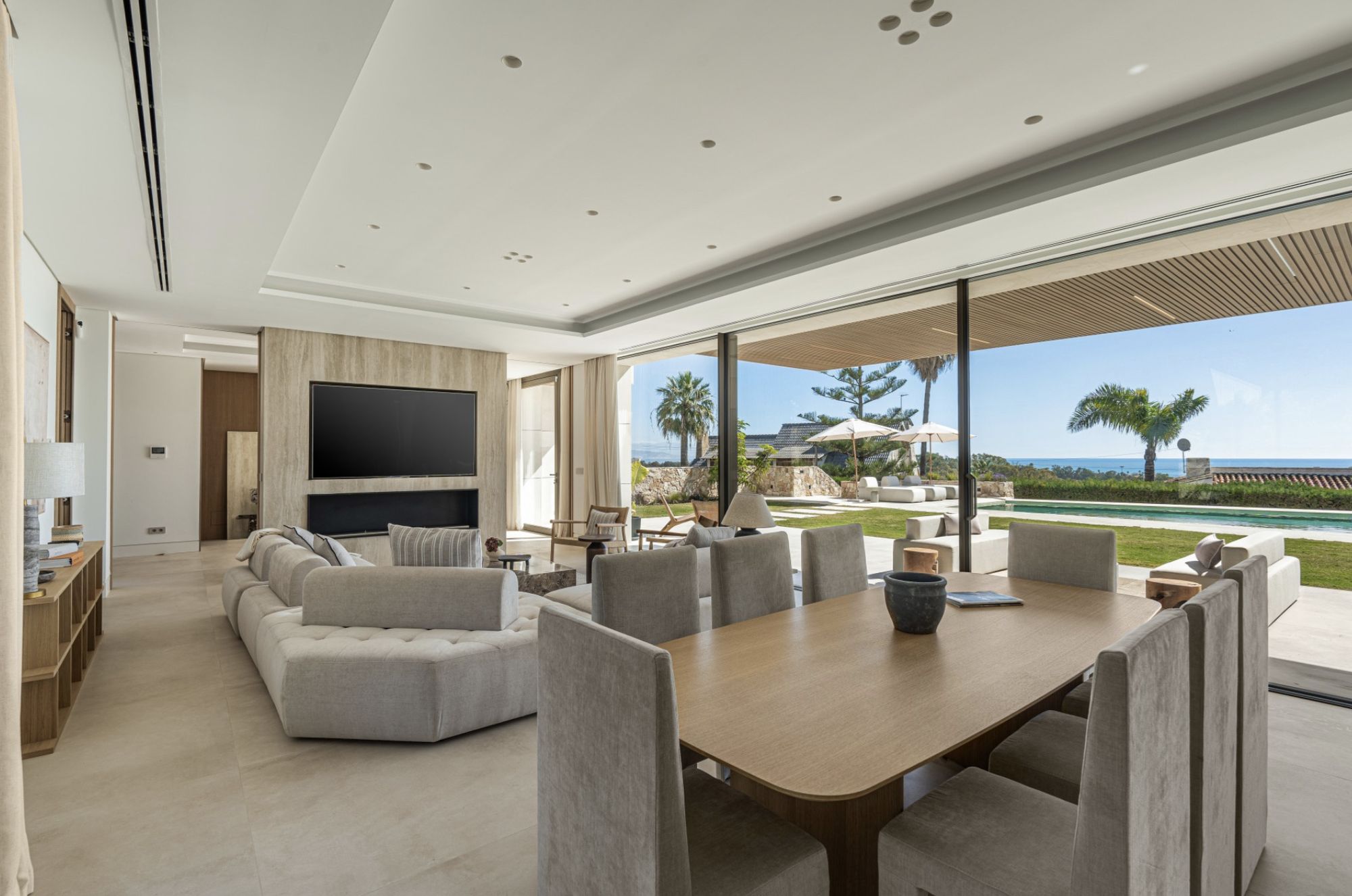 Salón comedor - Proyecto Villa El Olivar